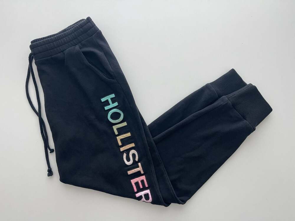 Hollister California Black Jogger Sweatpants Size XS
